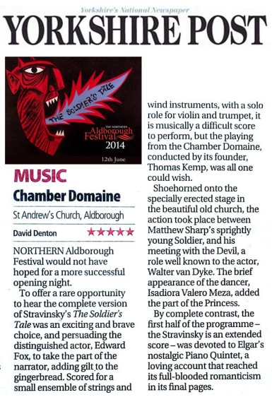 The Soldier's Tale review Yorkshire Post